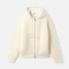 Il cardigan con zip Nuvola Cardigan con zip in mohair
