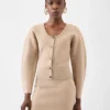 Il cardigan Doppio Cardigan curvo Il cardigan Doppio Cardigan curvo