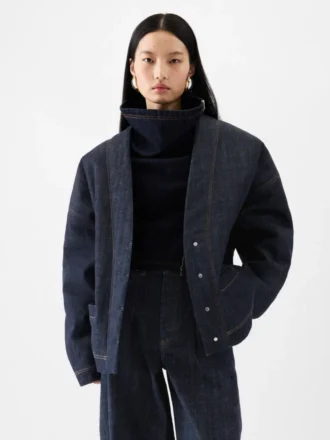 Il cardigan in denim de-Nîmes Cardigan in denim