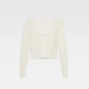 Il cardigan Jacquemus Cardigan con logo Fluffy charm Il cardigan Jacquemus Cardigan con logo Fluffy charm