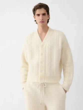 Il cardigan Nuvola Cardigan con bottoni in mohair