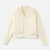 Il cardigan Nuvola Cardigan con bottoni in mohair
