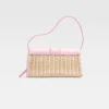 Il lungo vimini Borsa con patta Bambino Wicker Il lungo vimini Borsa con patta Bambino Wicker