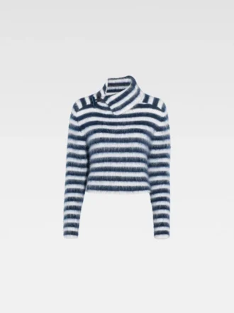 Il maglione Marina Maglione in mohair a righe Il maglione Marina Maglione in mohair a righe