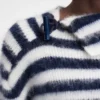 Il maglione Marina Maglione in mohair a righe Il maglione Marina Maglione in mohair a righe