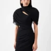 L’abito Castagna Abito mini drappeggiato L’abito Castagna Abito mini drappeggiato