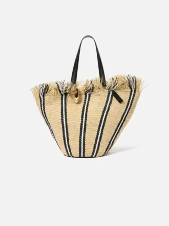 La borsa a secchiello asimmetrica Bambola