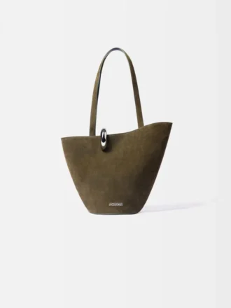 La borsa a secchiello asimmetrica Bambola Medium