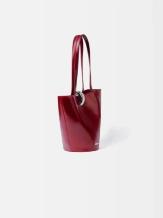 La borsa a secchiello asimmetrica Bambola Medium