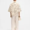 La camicia Aloe Camicia boxy in jacquard banana La camicia Aloe Camicia boxy in jacquard banana