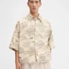 La camicia Aloe Camicia boxy in jacquard banana La camicia Aloe Camicia boxy in jacquard banana