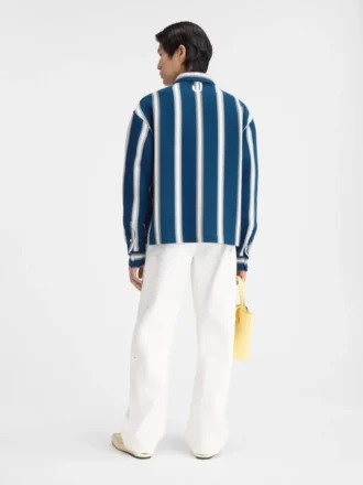 La camicia Papier Camicia squadrata a righe