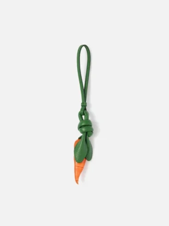 La carota Ciondolo per borsa a forma di carota annodata