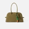 La carota Ciondolo per borsa a forma di carota annodata La carota Ciondolo per borsa a forma di carota annodata