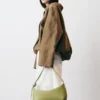 La grande Bisou Perle Grande borsa a tracolla con perline