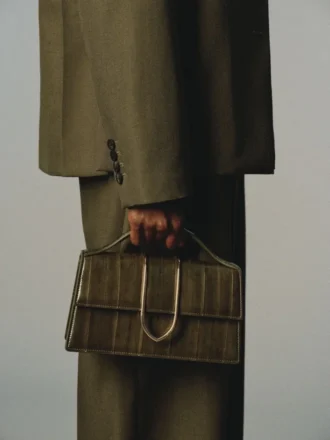La grande borsa con patta Bambino Metal