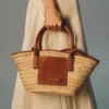 La piccola borsa a cestino Soli Borsa da spiaggia in rafia