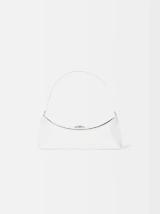 La pochette Ovalo Borsa a tracolla pieghettata