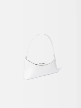 La pochette Ovalo Borsa a tracolla pieghettata