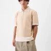 La polo Gio Polo in maglia con zip