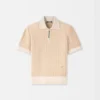 La polo Gio Polo in maglia con zip