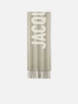La sciarpa JACQUEMUS Sciarpa con logo Fringe