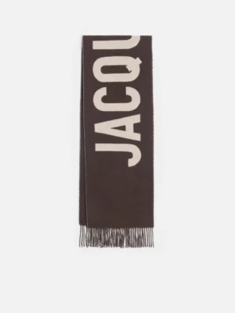 La sciarpa JACQUEMUS Sciarpa con logo Fringe