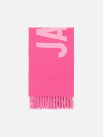 La sciarpa JACQUEMUS Sciarpa con logo Fringe