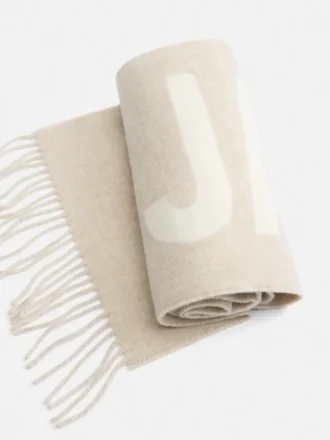 La sciarpa JACQUEMUS Sciarpa con logo Fringe