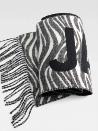 La sciarpa JACQUEMUS Sciarpa con logo Fringe