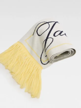 La sciarpa Liga Sciarpa lavorata a maglia con logo anni ’50