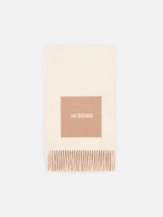 La sciarpa Rond Carré Sciarpa con logo jacquard