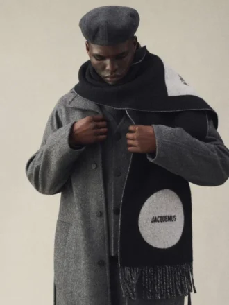 La sciarpa Rond Carré Sciarpa con logo jacquard