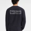 La t-shirt a maniche lunghe Merù T-shirt a maniche lunghe con logo Fisherman ricamato La t-shirt a maniche lunghe Merù T-shirt a maniche lunghe con logo Fisherman ricamato