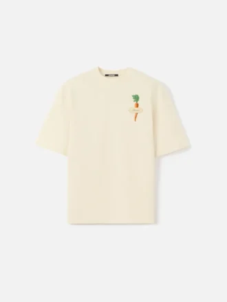 La t-shirt carota T-shirt con logo e toppa a forma di carota