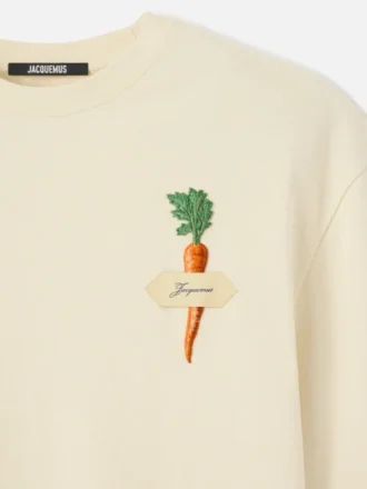 La t-shirt carota T-shirt con logo e toppa a forma di carota