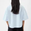 La t-shirt Corto T-shirt boxy ricamata La t-shirt Corto T-shirt boxy ricamata