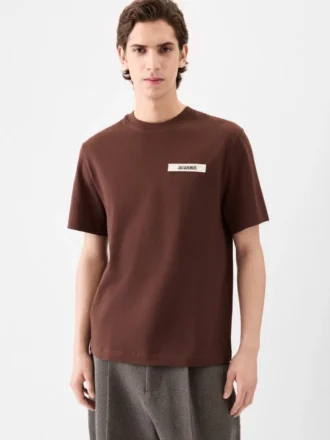 La t-shirt Gros Grain T-shirt con logo Grosgrain