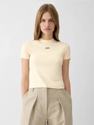 La t-shirt Gros Grain T-shirt con logo Grosgrain