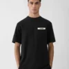 La t-shirt Gros Grain T-shirt con logo Grosgrain