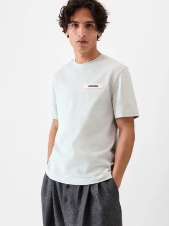 La t-shirt Gros Grain T-shirt con logo Grosgrain