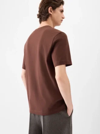La t-shirt Gros Grain T-shirt con logo Grosgrain