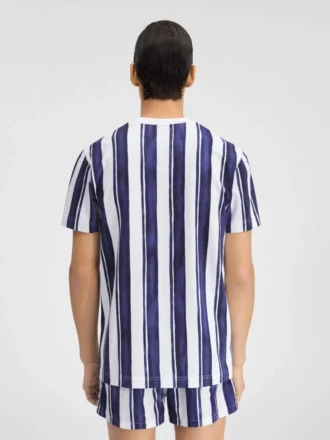 La t-shirt Rayures T-shirt con strisce a contrasto