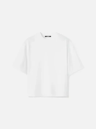 La t-shirt Torsade T-shirt con logo floccato