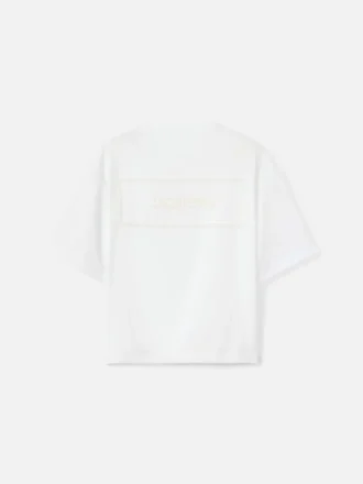 La t-shirt Torsade T-shirt con logo floccato