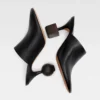 Le mules Bisou Mules con tacco geometrico Le mules Bisou Mules con tacco geometrico