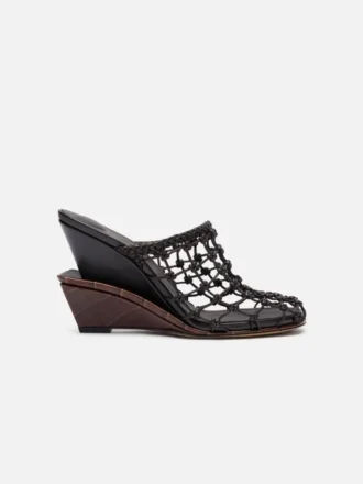 Le scarpe a doppia trama Mules doppie intrecciate