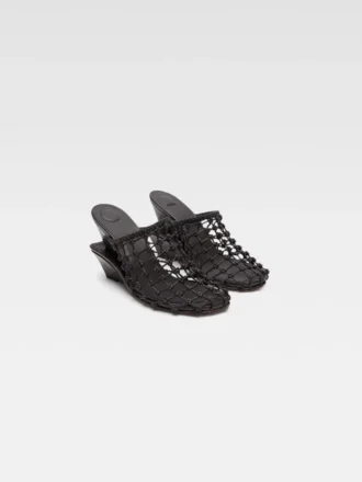 Le scarpe a doppia trama Mules doppie intrecciate