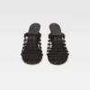 Le scarpe a doppia trama Mules doppie intrecciate