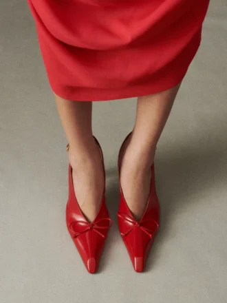 Le slingback alte Cubisto Décolleté con cinturino posteriore